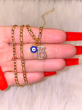 Icy Initial And Blue Eye