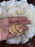 Mommy & Me Breakable Heart With 2 Letters