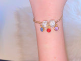 2 To 6 Birthstone Charm Bracelet