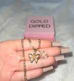 Mariposa Blanca With Initial