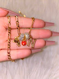 Icy Initial & Birthstone Teddy Combo