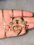 Icy Mom Heart With Birthstone Kids