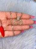 Icy 2 To 6 Letter Necklace