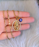 Bling Oval Mary With Eye