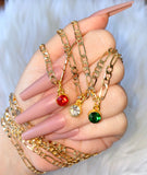 Birthstone Figaro Necklace