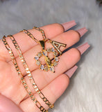 Saint Jude Bling Heart With Letter