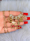 Teddy, Birthstone, And Initial Combo (1 To 2 Kids)
