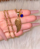 Angel Wing With Birthstone