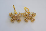 Bling Butterfly Earrings