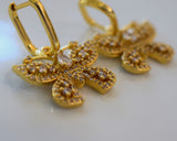 Bling Butterfly Earrings