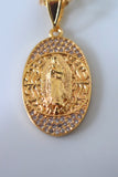 Oval Diamond Inspired Virgin Mary