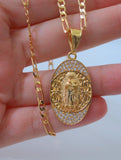 Oval Diamond Inspired Virgin Mary
