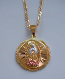 Tricolor Large Round Mary