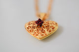 Lace Heart Locket