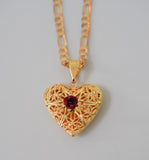 Lace Heart Locket