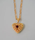 Lace Heart Locket