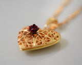 Lace Heart Locket