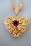 Lace Heart Locket