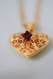 Lace Heart Locket