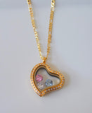 Floating Bling Birthstone Heart