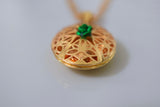 Oval Lace Locket