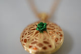 Oval Lace Locket