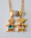 Multiple Bling Birthstone Kids