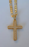 Big Bling Cross In Yellow
