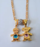 Multiple Bling Birthstone Kids