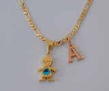 Birthstone And Initial Kids