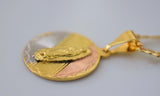 Tricolor Virgin Mary Necklace