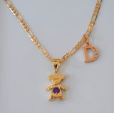 Birthstone And Initial Kids