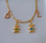 Birthstone And Initial Kids