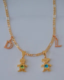 Birthstone And Initial Kids
