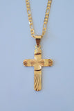 Diamond Cut Gold Cross