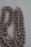 Iced Out Cuban Chain In Yellow Or White Gold Plating
