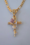 Bling Rose Cross