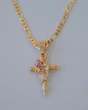Bling Rose Cross