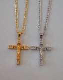 Diamond Inspired Crucifix