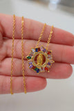 Rainbow Mary Necklace