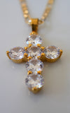 Bling Cross (Figaro Chain)