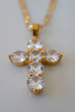 Bling Cross (Figaro Chain)