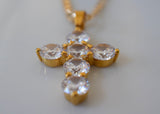 Bling Cross (Figaro Chain)