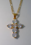 Bling Cross (Figaro Chain)