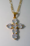 Bling Cross (Figaro Chain)