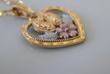 Floral Heart Mary Necklace In 2 Styles