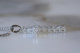Diamond Inspired Cross (Silver)