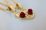 Breakable Rose Heart