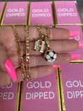 Soccer Ball And Initial Necklace