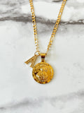 San Judas Medal With Initial